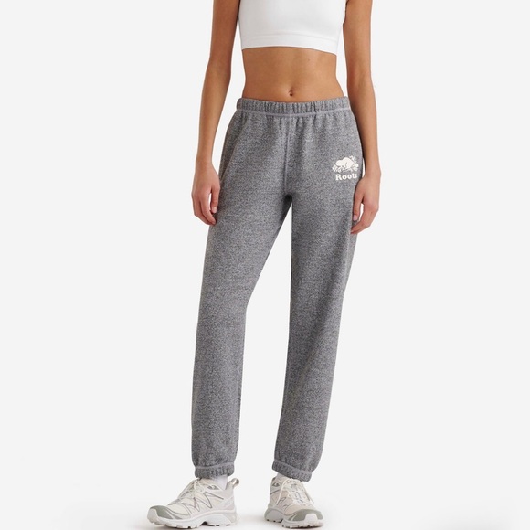 Roots Women’s Light Grey Track Pants Joggers Size Small - Picture 14 of 14